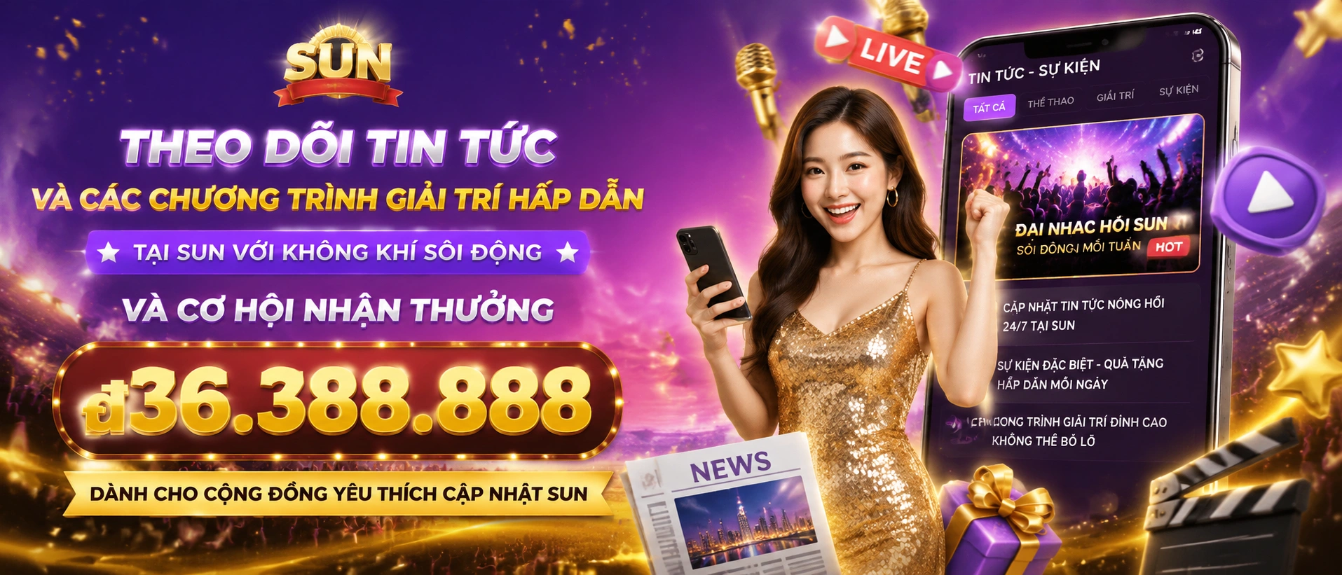 Bố cục tin tức tối ưu cho điện thoại với các thẻ danh mục rõ ràng
